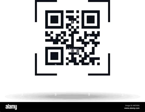 QR scan icon. Concept of encode, matrix, ecommerce, software, access, marketing, scanning ...