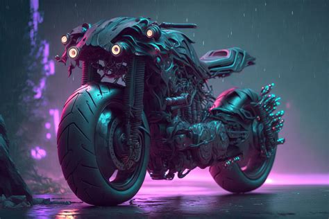 Cyberpunk bike by frozenbunn on DeviantArt