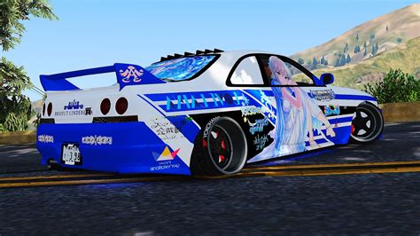 Nissan GTR R33: Itasha Livery | GTA 5 Mods