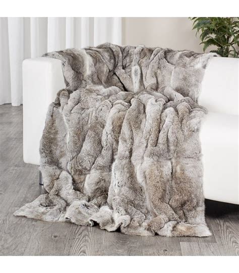 Real Fur Blankets, Throws and Pillows at Fursource.com