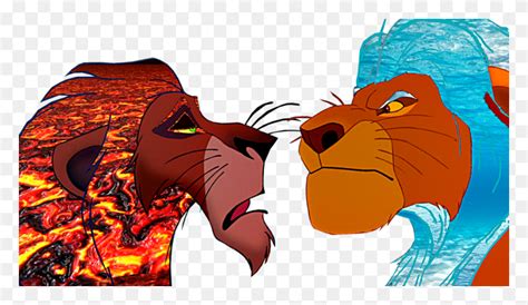 Scar And Mufasa, Graphics, Animal HD PNG Download - FlyClipart