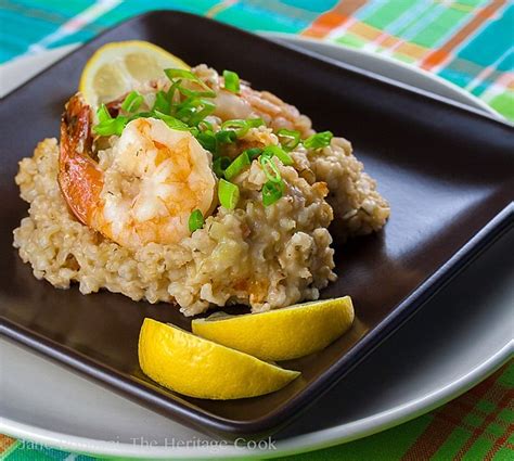 Brown Rice Risotto with Shrimp recipe - Say Fitness