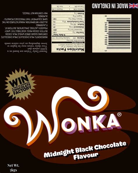 Wonka Bar Wrapper No.9 (Custom) by BraedimusSupreme95 on DeviantArt