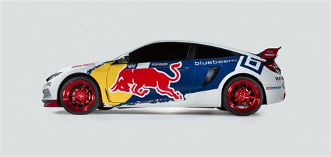 2016 Honda Civic Coupe Red Bull Global Rallycross Race Car Debuts in New York - autoevolution