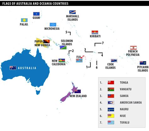 List of Countries in Oceania | Countries in Oceania