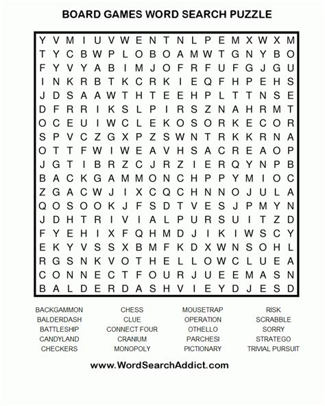 Printable Puzzles And Games For Adults - Printable Crossword Puzzles