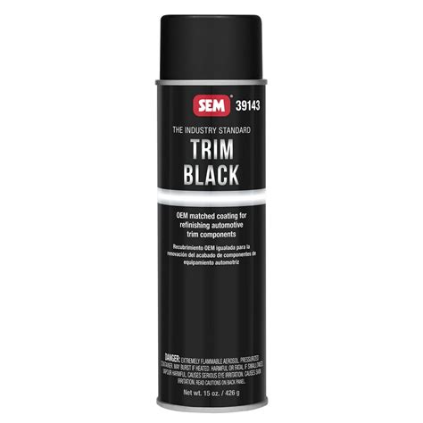 SEM TRIM PAINT Trim Black AEROSOL 12 oz. CAN 39143 - Walmart.com - Walmart.com