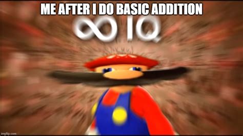 infinity iq mario Memes & GIFs - Imgflip