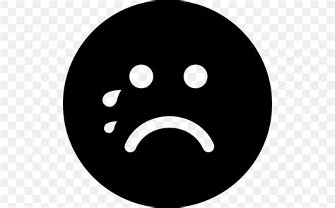 Emoticon Crying Smiley Face With Tears Of Joy Emoji, PNG, 512x512px, Emoticon, Black And White ...