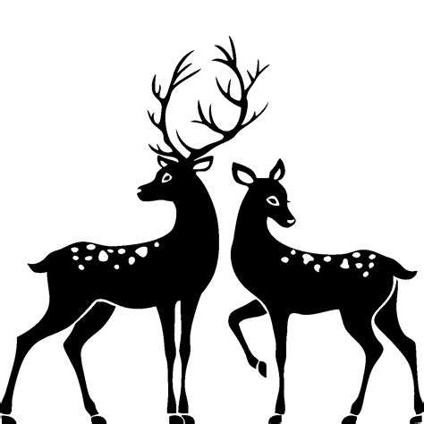 145+ Standing Deer Silhouette