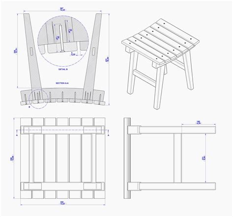 Woodwork Wooden Stool Plans PDF Plans