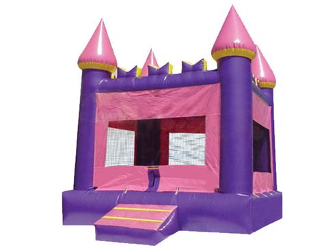 Pink Princess Castle Bouncehouse - Kicks and Giggles USA | The Premiere ...