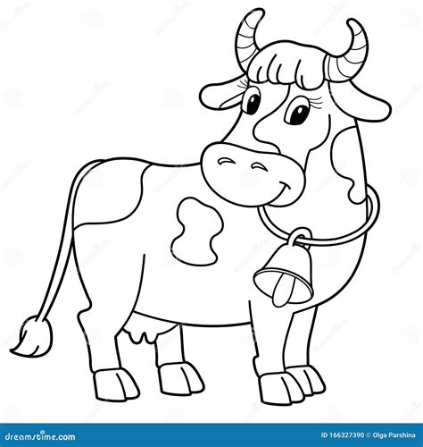 Farm Animals Coloring Pages Cow