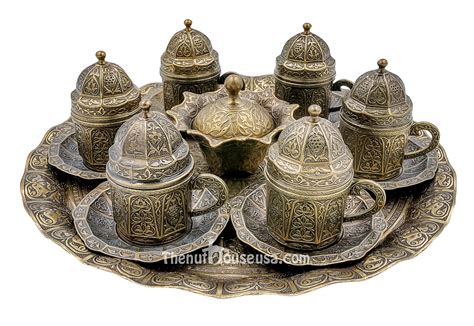 Antique Turkish Coffee set 24008 – The Nut House