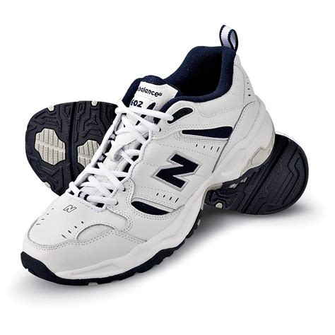 Men's New Balance® 602 Athletic Shoes, White / Navy - 125540, Running Shoes & Sneakers at ...