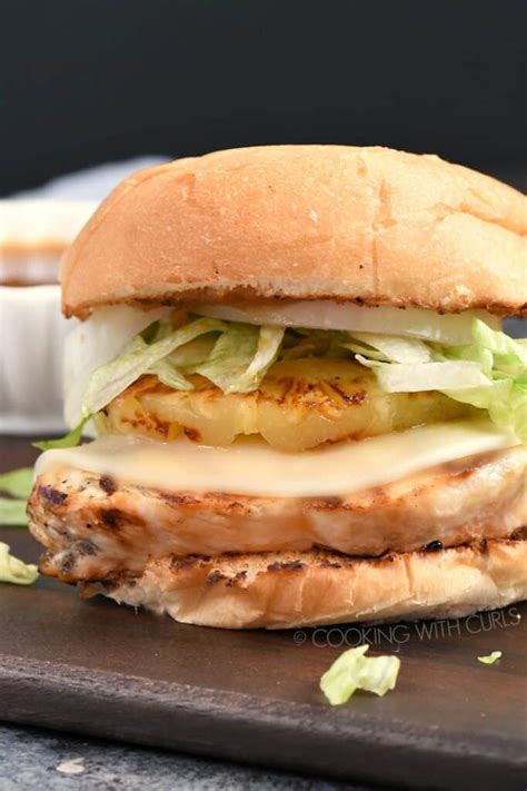 Teriyaki Chicken Sandwich - Cooking With Curls