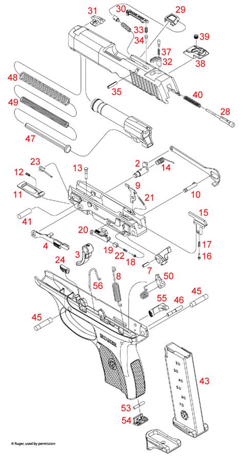 Ruger® LC9 Schematic - Brownells UK