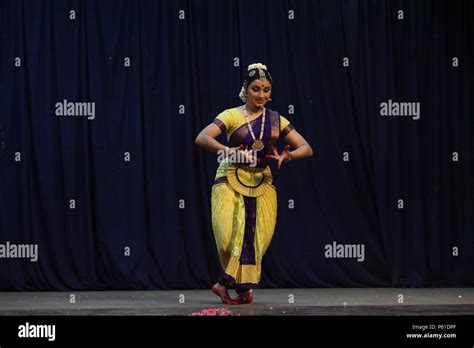 bharatha natyam is the classical dance form of tamil nadu.it is popular all over the world Stock ...