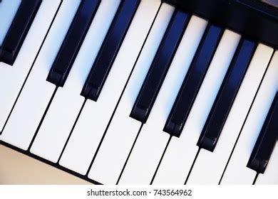 Piano Keys Background Music Notes Stock Photo 743564962 | Shutterstock