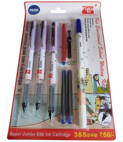 Blue Multicolor Figo Park Fountain Pen Kit, Is It Reusable: Reusable ...