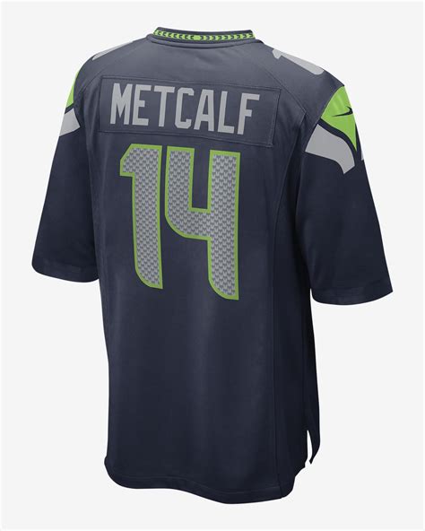 NFL Seattle Seahawks (DK Metcalf) Men's Game American Football Jersey. Nike PT