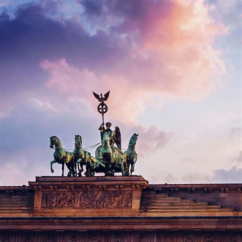 Berlin - Quadriga - Brandenburg Gate Photograph by Alexander Voss