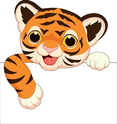 Cute Cartoon cheetah | ... vector of 'Vector illustration of Cute tiger ...