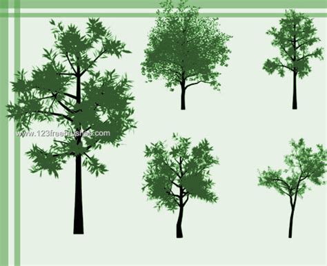 Free Tree Brushes Photoshop | 123Freebrushes