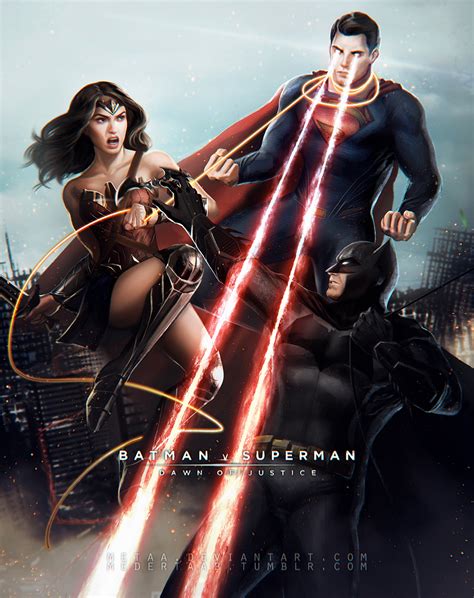 Wonder Woman Joins the Battle in BATMAN V SUPERMAN Fan Art — GeekTyrant