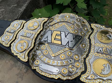 AEW World Champion Championship 4 Layers Stacked Belt