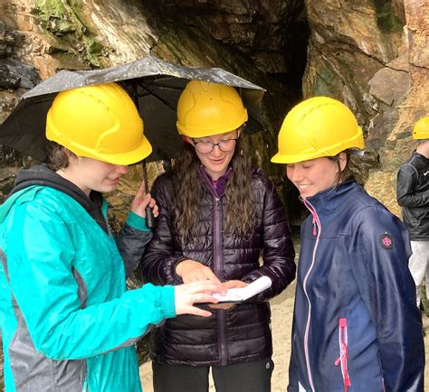 Geology Practical Rocks in the Rain - Truro School