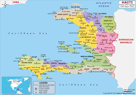 Capital Of Haiti Map - Edyth Haleigh