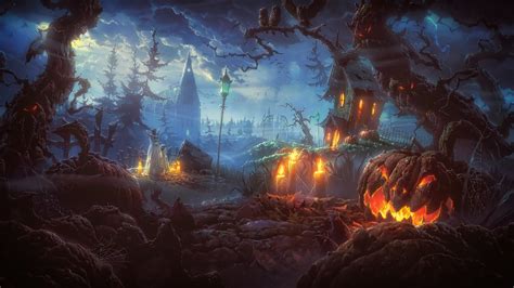 Wallpaper : digital art, Photoshop, night, spooky, Halloween, Terror, screenshot, computer ...