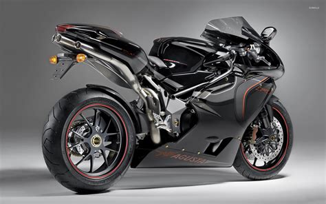 Back side view of a MV Agusta F4 series motorcycle wallpaper ...