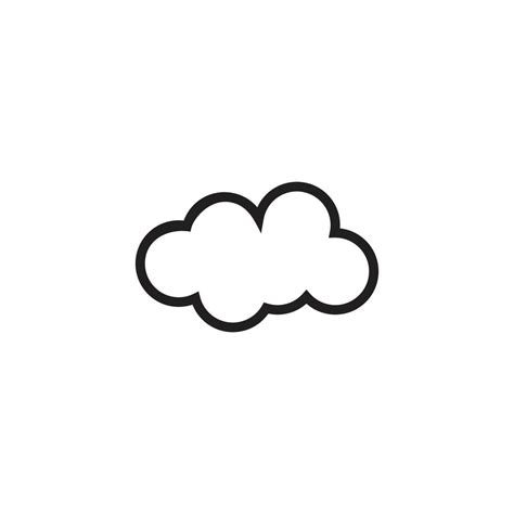 cloud logo vector 13121048 Vector Art at Vecteezy