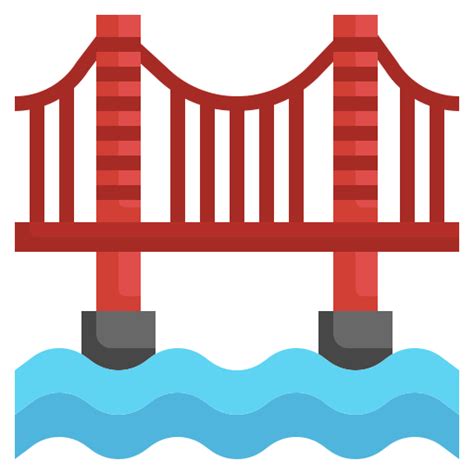 Golden gate bridge - Free buildings icons