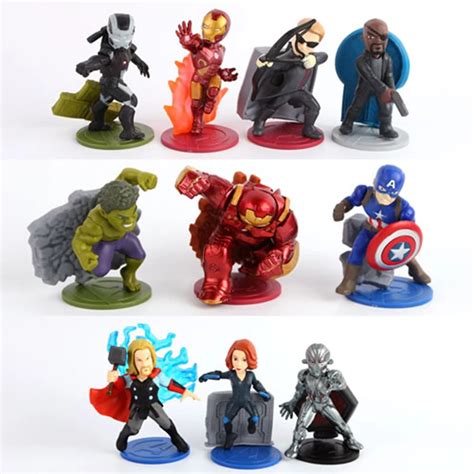 Marvel Avengers Action Figure Juguetes Captain America Iron Man Super ...