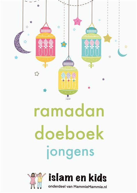 Gratis download | Ramadan Doeboek voor Jongens | Ramadan kids, Ramadan ...