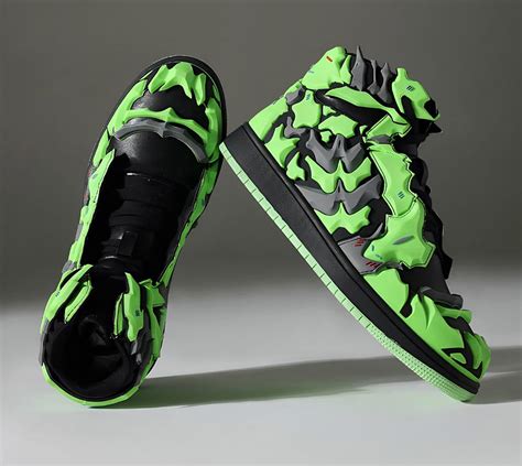 Cyberpunk Trainer 07 - AJ Style Sneaker in Futuristic Design