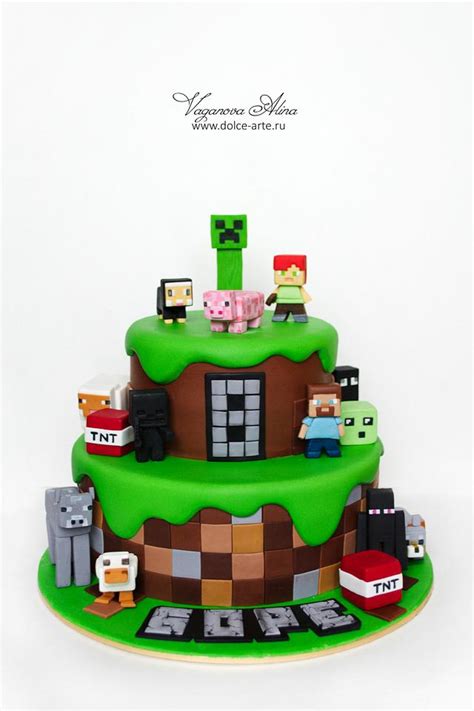 Minecraft cake - Decorated Cake by Alina Vaganova - CakesDecor