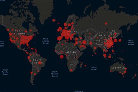 Maps show explosion of COVID-19 cases around the world