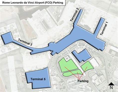 Rome Leonardo da Vinci Airport Parking | FCO Airport Long Term Parking Rates & Map