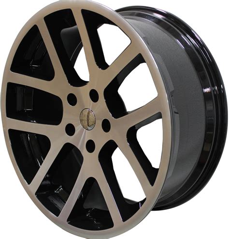 22 INCH RIMS HEMI SRT DODGE RAM 1500 MACHINED BLACK WHEELS – Auto Customz