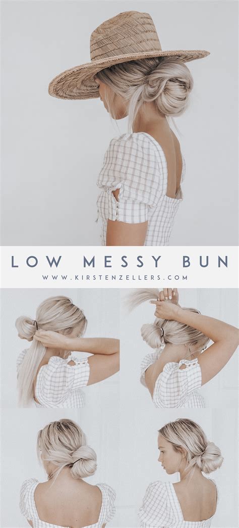 LOW MESSY BUN TUTORIAL – Kirsten Zellers