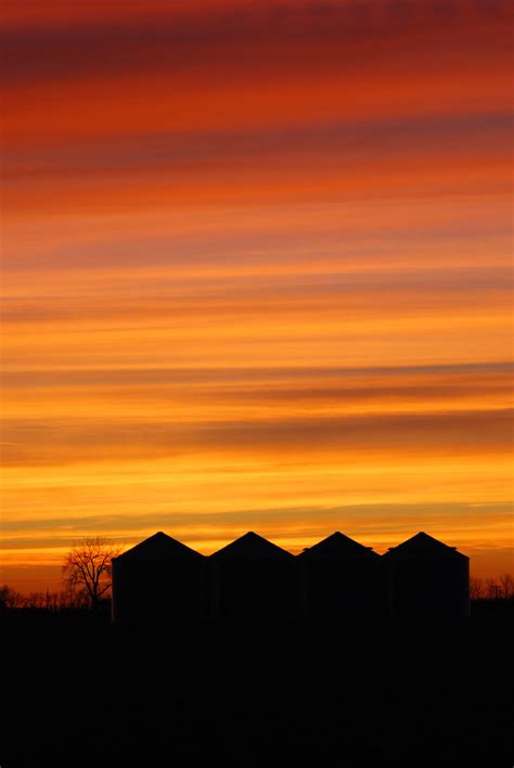 Drxgonfly, Grain Bins in Silhouette (by im pastor rick)