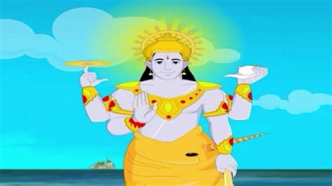 Lord Vishnu - The Protector of the Universe - Animated Stories for Children - YouTube