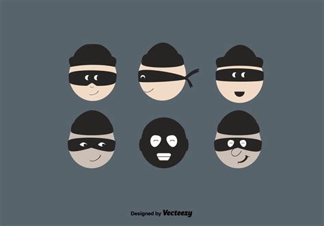 Free Robber Vector Set 104655 Vector Art at Vecteezy