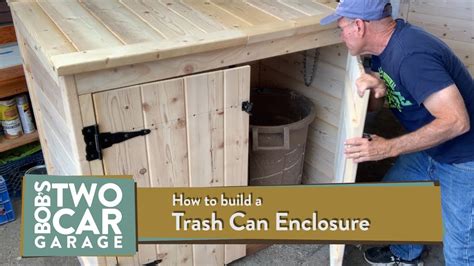 Build A Trash Can Enclosure