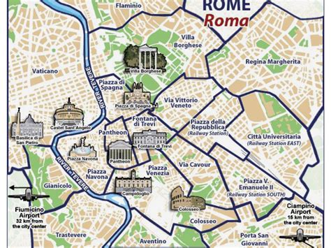 Roma Mapa Turistico