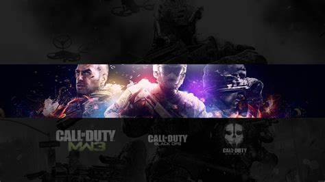 Free Youtube Banner #3 - Call of duty by xstupidcow on DeviantArt